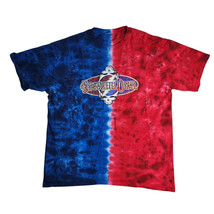 Vintage 2003 Grateful Dead Red White &amp; Blue Tie Dye Shirt Double Sided S... - $108.55 CAD