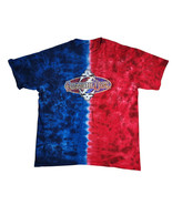 Vintage 2003 Grateful Dead Red White &amp; Blue Tie Dye Shirt Double Sided S... - $108.55 CAD