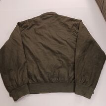 Faconnable Jacket Men's Green Full Zip Bomber Jacket Water Resistant Sz LL (2XL) image 2