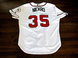 Phil Niekro Atlanta Braves Signed Auto Field Russell Matthews Patch Jersey Jsa - £310.67 GBP