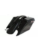Silver CVO Dual Cut Extended Rear Fender w LED + Wire Harness for 09-13 ... - $28,192.49 MXN