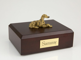 Greyhound, Brindle Stand Pet Cremation Urn Available in 3 Diff. Colors &amp; 4 Sizes - £127.06 GBP+