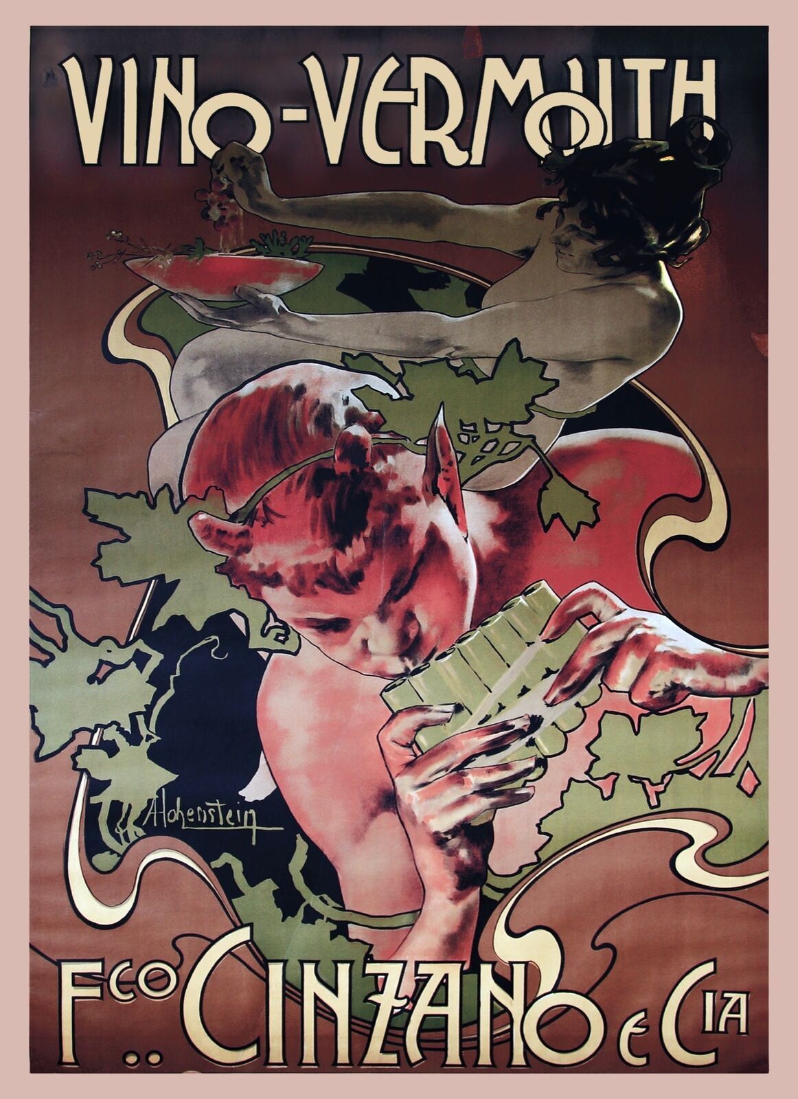 Decoration Poster.Home room art.Interior design.Cinzano Wine Vermouth.Vino.7203