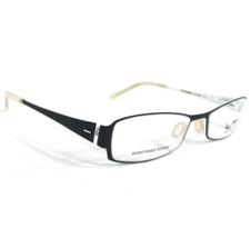 Morel Brille Rahmen Lightec 6591l NW 113 Schwarz Weiß Rechteckig 49-16-135 - $118.79