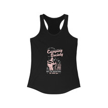 Women&#39;s Pink Hiking Graphic Racerback Tank-Top: Camping Society - £20.53 GBP+