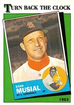 1989 Topps #665 Stan Musial St. Louis Cardinals ⚾ - £0.75 GBP