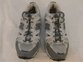 Womens New Balance 474 Trail Running Gray Blue Shoes Size 9.5 - £21.30 GBP