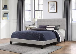 Hillsdale Furniture Hillsdale Delaney, Full, Glacier Gray Fabric Bed In One - £129.21 GBP