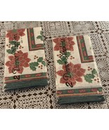 Two Packages Bardwil Fine Linens Set of 2 Cloth Napkins 17 x 17 In  Poin... - $12.99