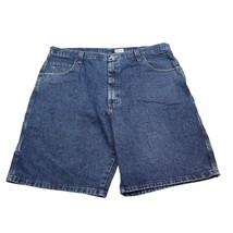 Wrangler Jean Shorts Men 42 Blue Carpenter Casual Pocket Workwear Denim ... - $18.69