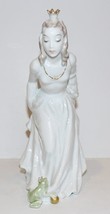 Vintage Rosenthal Germany L.F. Gronau Porcelain Princess &amp; Frog King 8&quot; Figurine - £137.02 GBP