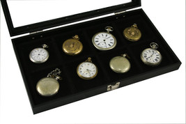 Watch Show Case Display Antique Jewelry Supply Glass Top for  Pocket watches - £40.91 GBP