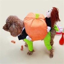 Pet Halloween Pumpkin Costume For Dogs - £25.44 GBP