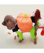 Pet Halloween Pumpkin Costume For Dogs - £25.31 GBP