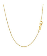 10k Yellow Gold Round Link 18 Inch Chain With Lobster Clasp - $162.75 CAD