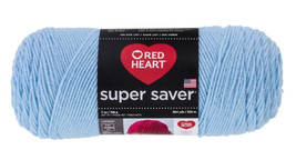 Red Heart Super Saver Yarn, Light Blue - £5.47 GBP