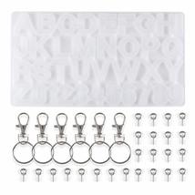 33/117/186/224/227Pcs/Set Pendant Craft Handmade DIY Keychain Silicone Alphabet  - £12.75 GBP