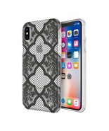 Kendall &amp; Kylie Black Lace Fishnet Case for Apple iPhone X XS - TPU Clas... - $3.00