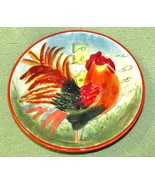 SUSAN WINGATE RUSTY ROOSTER BOWL PASTA SOUP 9.5&quot; ROUND CERTIFIED INTERNA... - £8.07 GBP