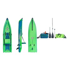 KAYAK STANDING PADDLE BOARD SUP INFLATABLE STANDUP WITH SEAT BLOW UP ACC... - £218.64 GBP