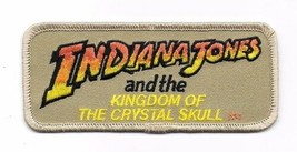 Indiana Jones and the Kingdom of the Crystal Skull Movie Logo Embroidered Patch - £6.13 GBP