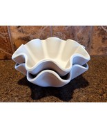 Pampered Chef Tortilla Shell Baker Set of 2 #2183 Stoneware Taco Salad - €18,64 EUR