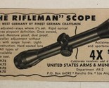 1957 The Rifleman Scope Vintage Print Ad Advertisement pa19 - £10.27 GBP