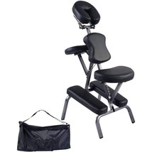 Black Portable Massage Tattoo Chair with Carrying Bag - £215.25 GBP