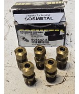5 Quantity of Sosmetal Air Brake Fittings 508447-5 | 1468x4x4 (5 Quantity) - $28.49