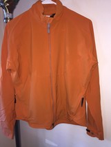 Women&#39;s Moving Comfort Orange Softshell Vented Jacket Sz Small (4-6) - £28.48 GBP