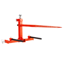VEVOR 49.21" Hay Bale Spears 1600lbs Load, 3-Point Hitch Tractor Attachm... - $217.90