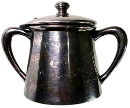 1852 S  Wm. A. Rogers New York 4x Silver-plated 2-Handle Mug Cup W Lid O... - $34.99