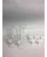 Vintage 8 pcs. Cordial glass crystal barware Mid Century Shot glass Liquor  - £26.31 GBP