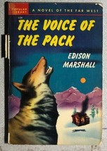 VOICE OF THE PACK by Edison Marshall (c1920) Popular Library adventure paperback - £10.27 GBP