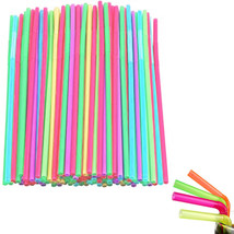 150X Neon Drinking Straws Flexible Plastic Party Home Bar Drink Cocktail... - $20.99