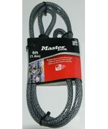 Master Lock Company LLC 78D Braided Steel Looped End Cable Gray - £17.57 GBP
