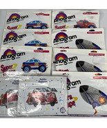 Anagram Mylar Balloon Lot Police Car, Stealth Fighter Kite, Fire Truck J... - $39.64