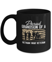 Coffee Mug Funny Proud Grandson Of A Vietnam War Veteran  - £15.99 GBP