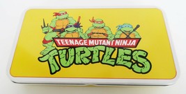 Vintage 1989 Teenage Mutant Ninja Turtles Mirage Studios yellow tin pencil box - £15.73 GBP