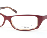 Booth &amp; Bruce England 854 Rot Pfeffer Brille Brillengestell - $76.22