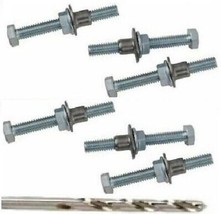 Swing Arm Buddy 6 Bolt Repair Kit Chain Adjuster Bolt Replacement SAB-60... - £27.52 GBP