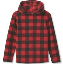 Cat &amp; Jack  Boy&#39;s Fleece Hooded Sweatshirt - Red &amp; Black, Size XS (4/5) ... - $147.62 MXN