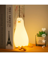 Trendy Cute Squishy Duck Led Night Light Lantern Cartoon Animal Decor Gift - £22.41 GBP