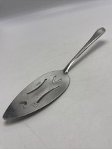 Pie Cake Server Stainless Steel Pierced Vintage Made in USA - £11.71 GBP