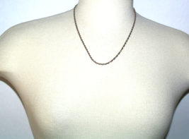 Vintage 925 Sterling Silver Singapore Twist Chain Necklace MD28V MEX - 17&quot; - $26.05