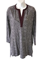 Lululemon women&#39;s effortless floral long sleeve dress in size 4 With Poc... - $62.89