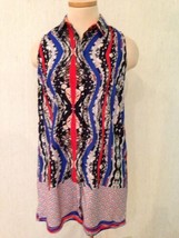 NWT Mely New York Tunic Top Blouse Cover-Up or Mini Dress Ms Sz S Small ... - £7.01 GBP