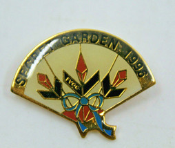 Secret Garden 1996 FVQG Fan Shaped Multi Colored Collectible Pin Vintage - £9.62 GBP
