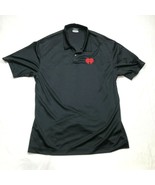 Nike Golf Polo Shirt Mens L Black Dri-FIT Breathable Chest Logo Short Sl... - £18.67 GBP