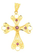 Unisex Pendant 18kt Yellow Gold 341534 - £278.33 GBP